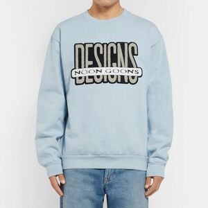 NOON GOONS Men’s Designs Sweatshirt Xl Blue